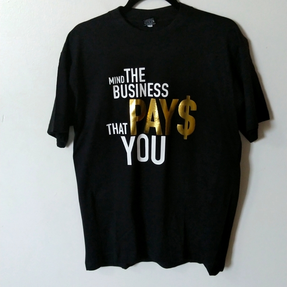 SBC The Business Short Sleeve Crew Neck Black T-Shirt - Picture 2 of 5
